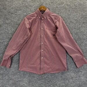 Ariat Pro Series Shirt Mens Medium Red Plaid Western Button Down Long Sleeve